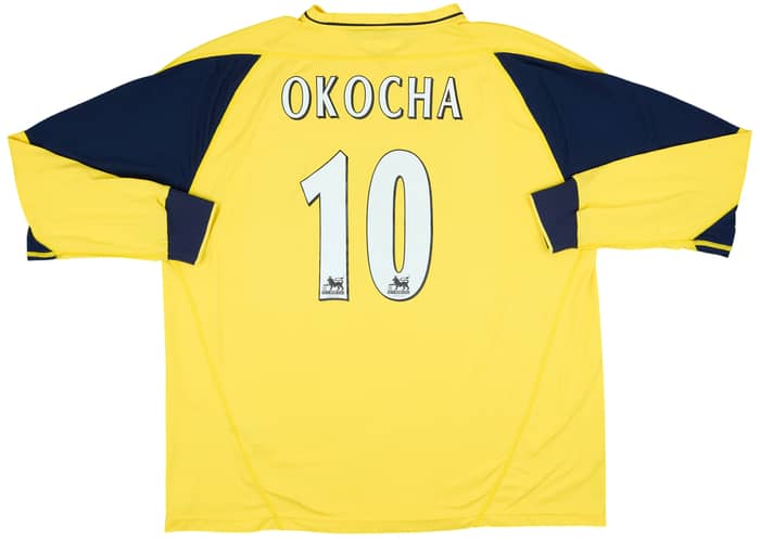 2002-03 Bolton Away L/S Shirt Okocha #10 - 8/10 - (XXL)