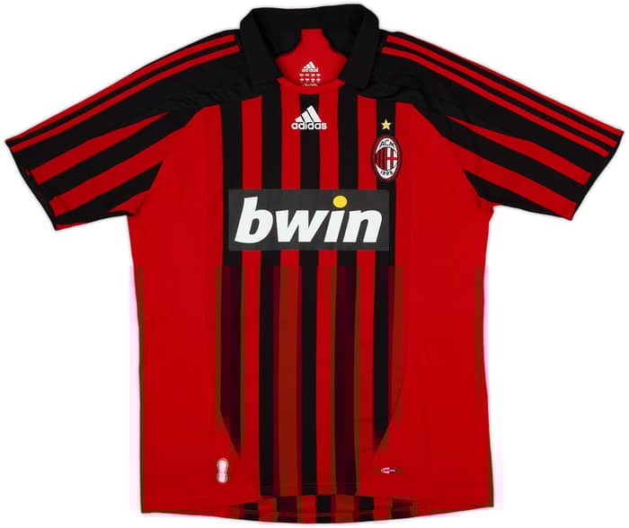 2007-08 AC Milan Home Shirt Ronaldo #99 - 8/10 - (L)