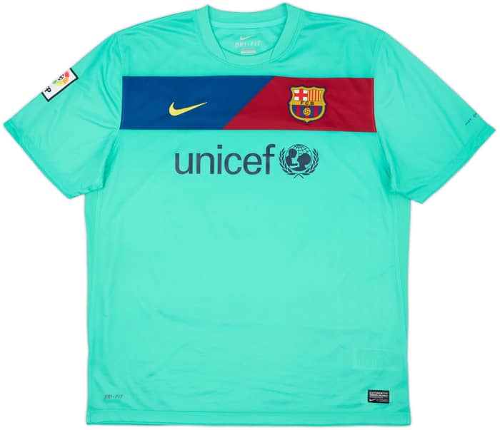 2010-11 Barcelona Away Shirt David Villa #7 - 9/10 - (XL)