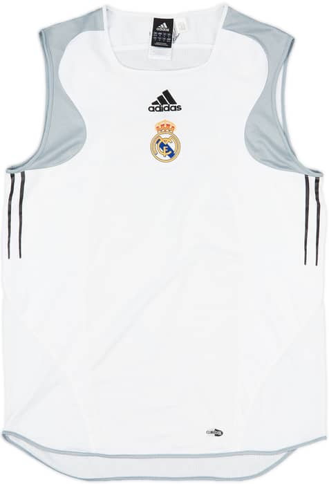 2004-05 Real Madrid Signed adidas Training Vest - 9/10 - (M/L)