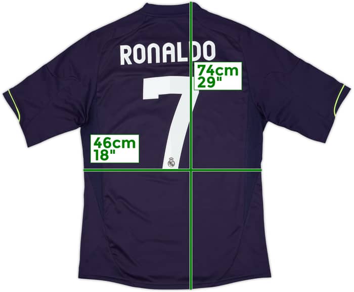 2012-13 Real Madrid Away Shirt Ronaldo #7 - 6/10 - (M)