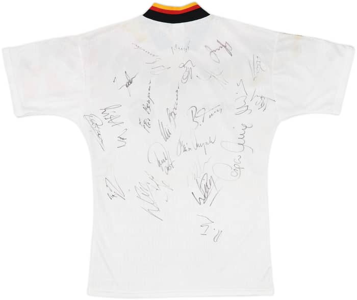 1994-96 Germany Signed Home Shirt - 8/10 - (S)