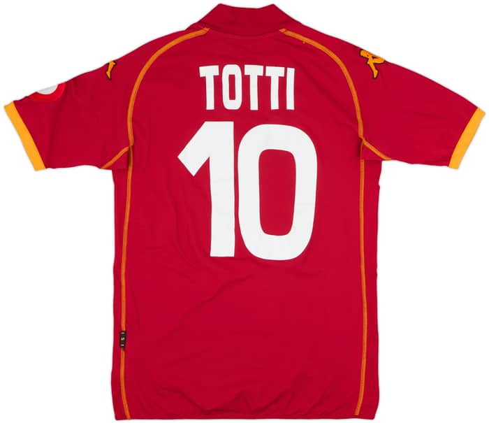 2008-09 Roma Home Shirt Totti #10 - 7/10 - (S)