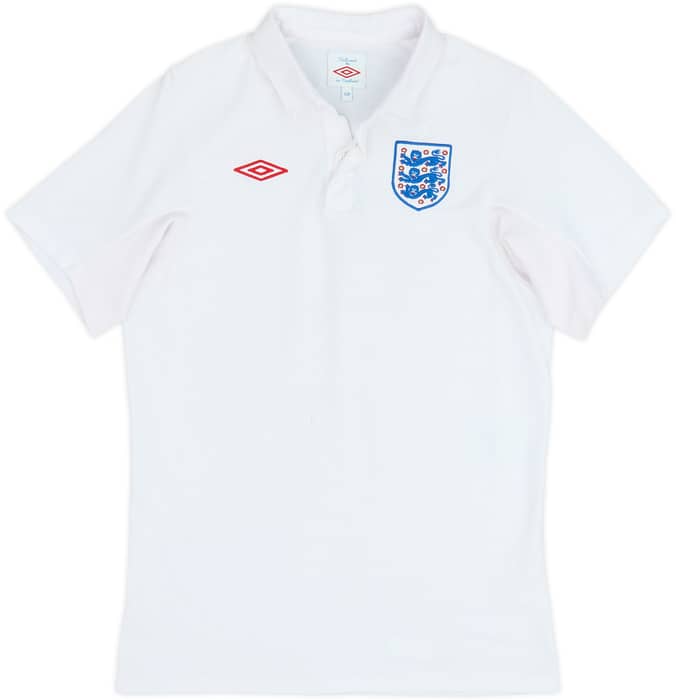 2009-10 England Home Shirt - 7/10 - (XL.Boys)