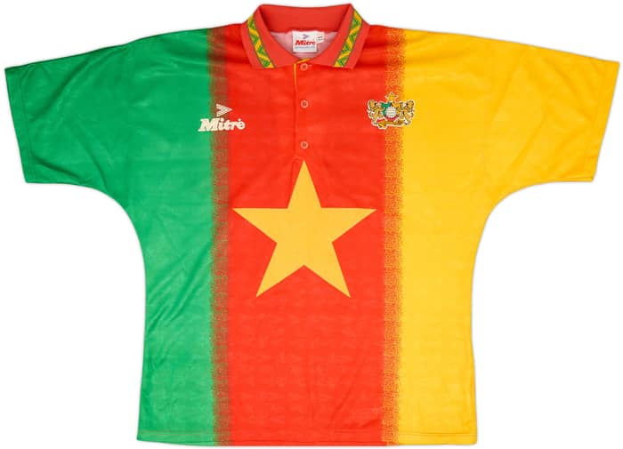 1994-95 Cameroon Home Shirt - 8/10 - (XL)