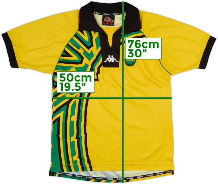 1998-00 Jamaica Home Shirt - 8/10 - (M)