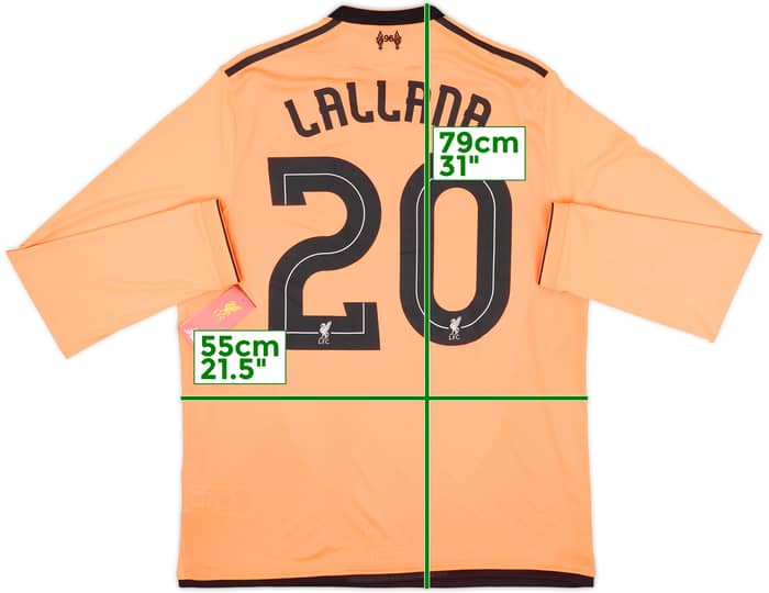 2017-18 Liverpool 125 Years Third L/S Shirt Lallana #20 (L)