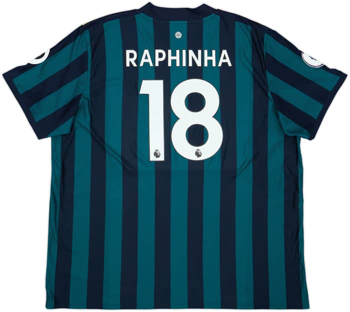 Camiseta de visitante del Leeds United 2020-21 Raphinha #18 - 9/10 - (3XL)