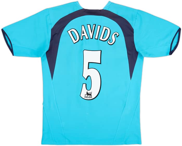 2006-07 Tottenham Away Shirt Davids #5 - 6/10 - (M)