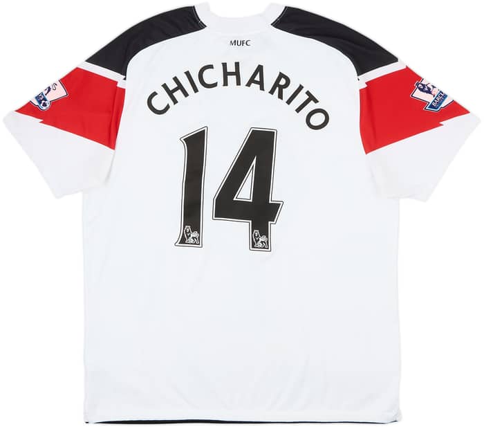 2010-12 Manchester United Away Shirt Chicharito #14 - 6/10 - (L)