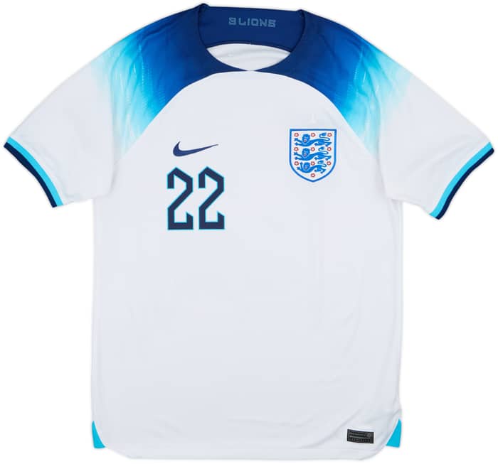 2022-23 England Home Shirt Bellingham #22 - 9/10 - (M)