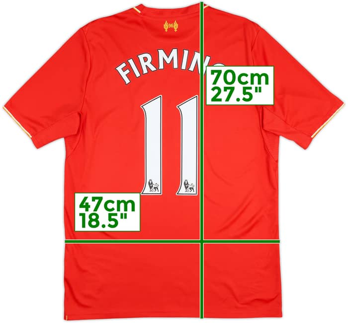 2015-16 Liverpool Home Shirt Firmino #11 - 7/10 - (S)