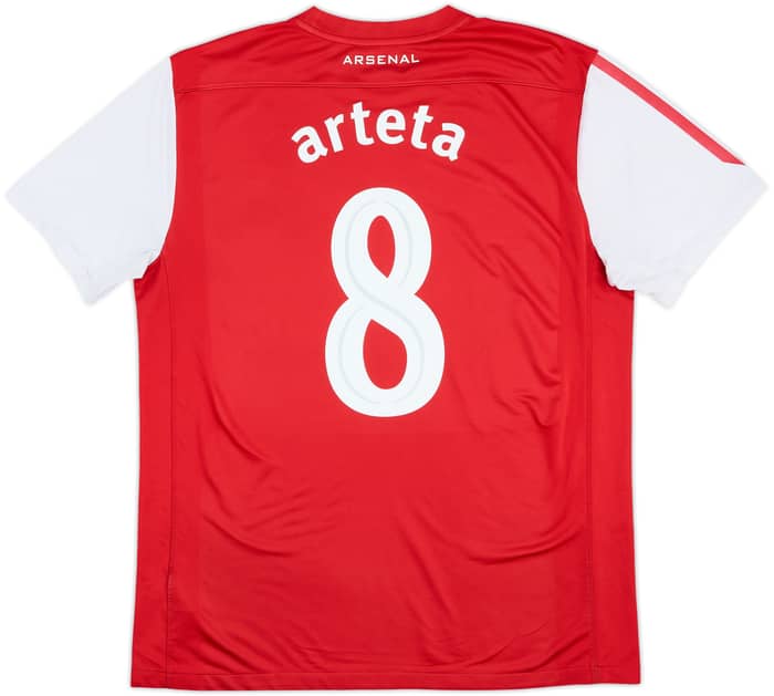 2011-12 Arsenal Home Shirt Arteta #8 - 6/10 - (L)