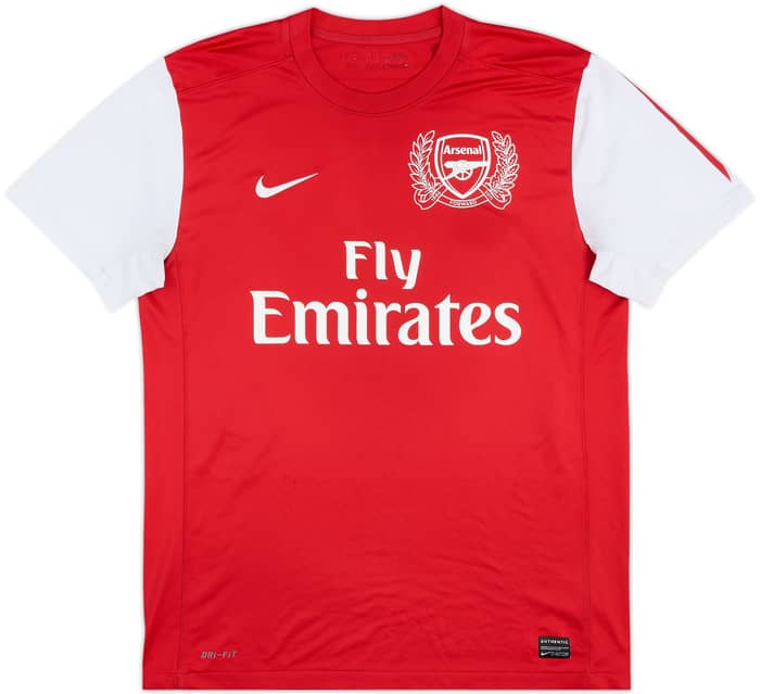 2011-12 Arsenal Home Shirt Arteta #8 - 6/10 - (L)