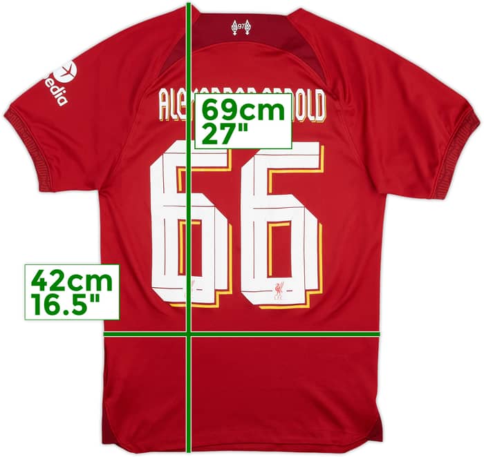 2022-23 Liverpool Home Shirt Alexander-Arnold #66 - 5/10 - (XS)