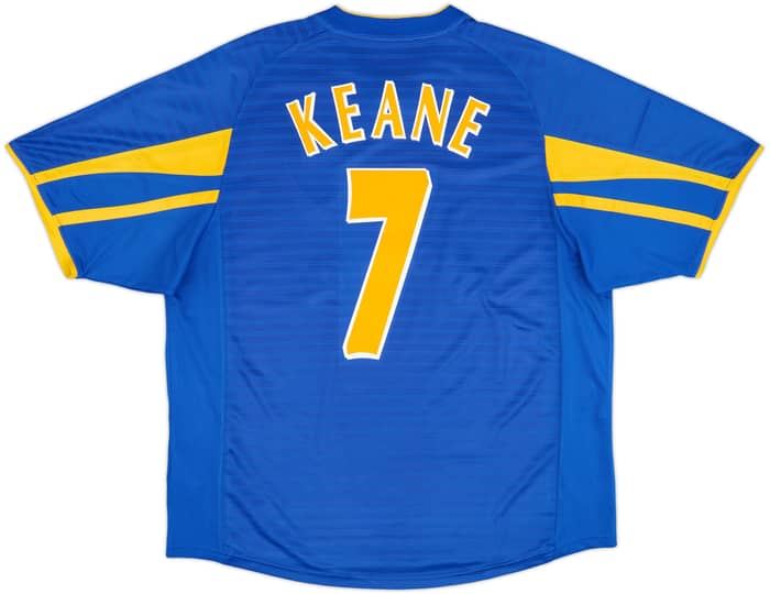 Camiseta Visitante del Leeds United 2001-03 Keane #7 - 8/10 - (XL)