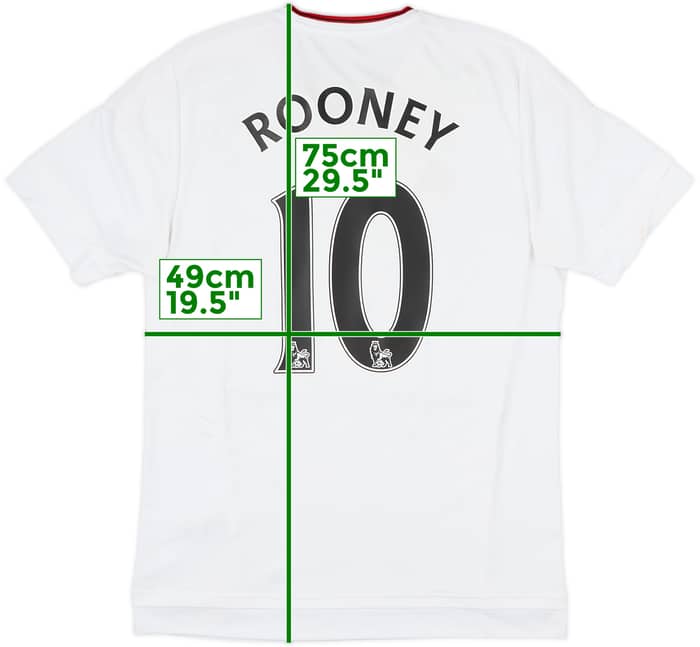 2015-16 Manchester United Away Shirt Rooney #10 - 6/10 - (M)