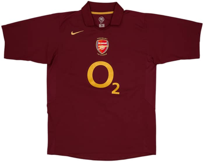 2005-06 Arsenal Home Shirt Boo #2 - 5/10 - (L)