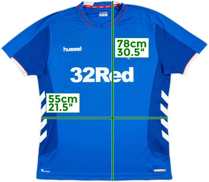 2018-19 Rangers Home Shirt - 10/10 - (XXL)