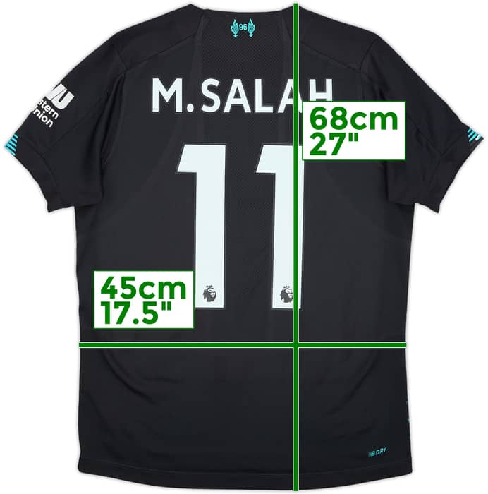 Camiseta de la tercera equipación del Liverpool 2019-20 M.Salah #11 - 9/10 - (XL.Niños)