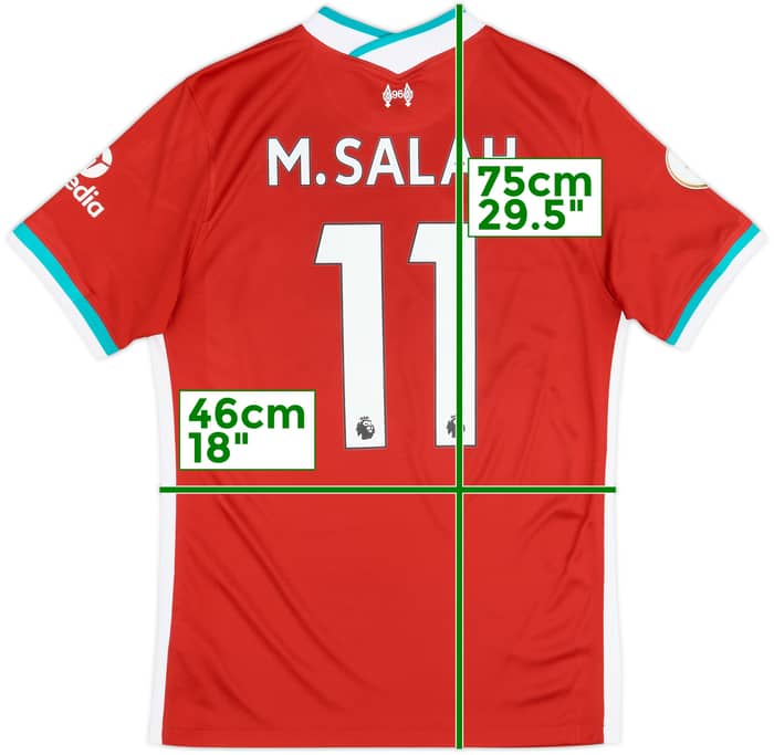 2020-21 Liverpool Home Shirt M.Salah #11 - 6/10 - (M)