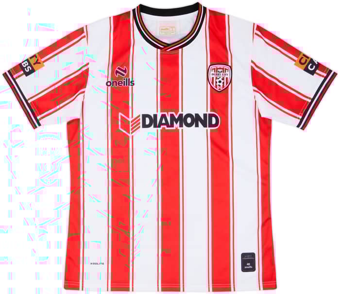2024-25 Derry City Home Shirt - 10/10 - (L)