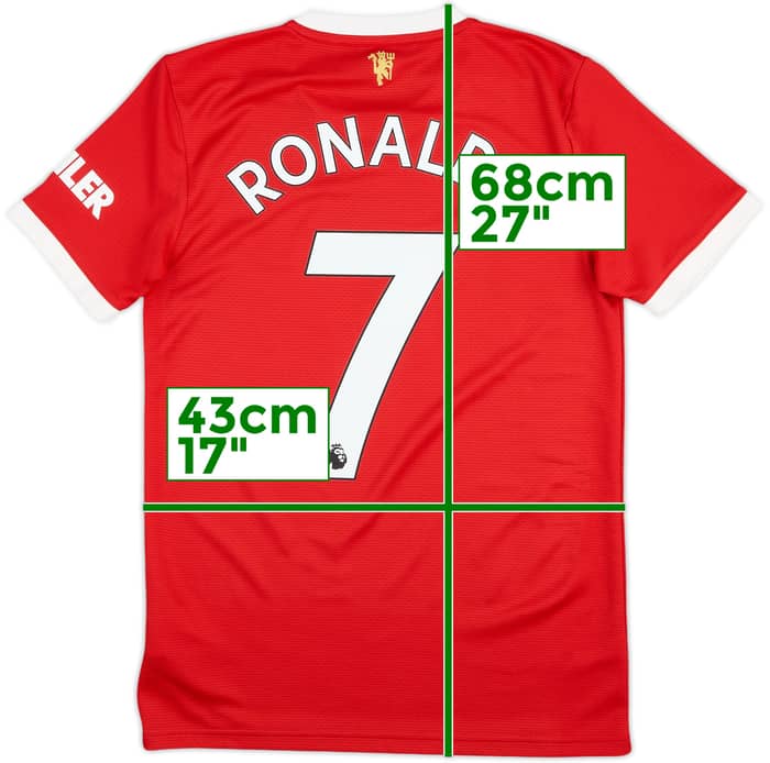 2021-22 Manchester United Camiseta de local Ronaldo #7 - 10/10 - (XS)