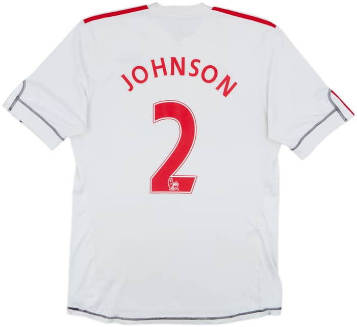 2009-10 Liverpool Away Shirt Johnson #2 - 6/10 - (M)