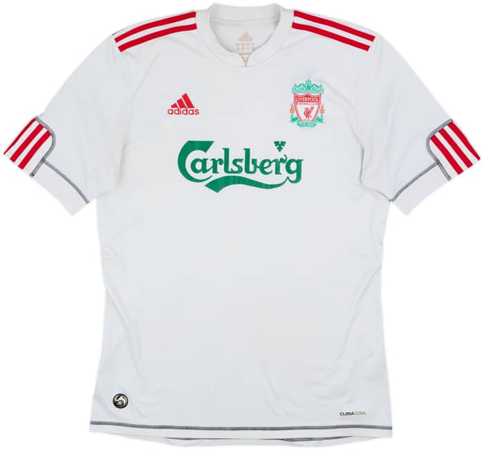 2009-10 Liverpool Away Shirt Johnson #2 - 6/10 - (M)