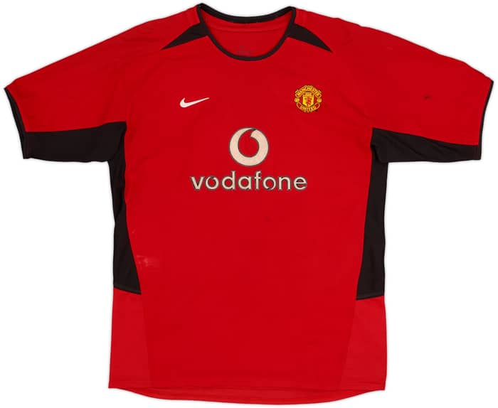 Camiseta de local del Manchester United 2002-04 Ronaldo #7 - 7/10 - (Juvenil XL)