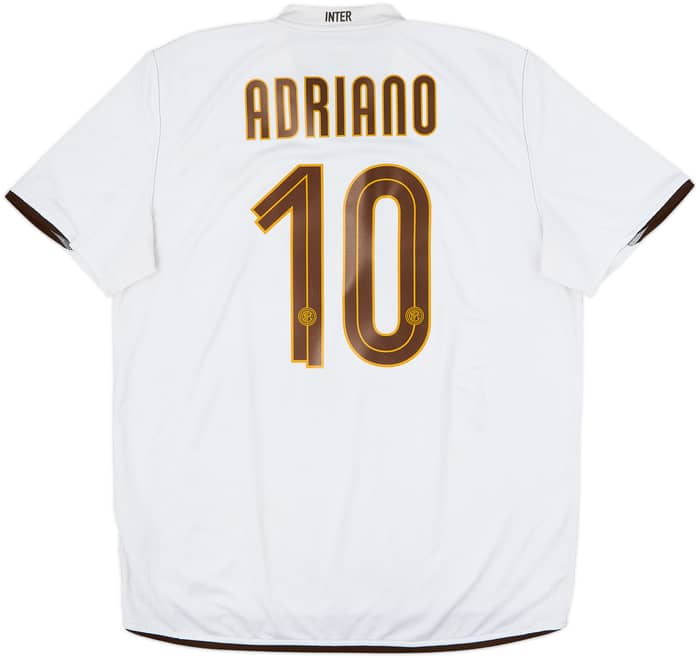 2008-09 Inter Milan Away Shirt Adriano #10 - 6/10 - (XL)