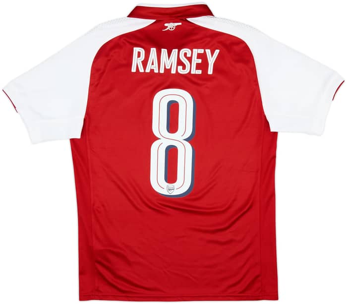 2017-18 Arsenal Home Shirt Ramsey #8 - 10/10 - (S)