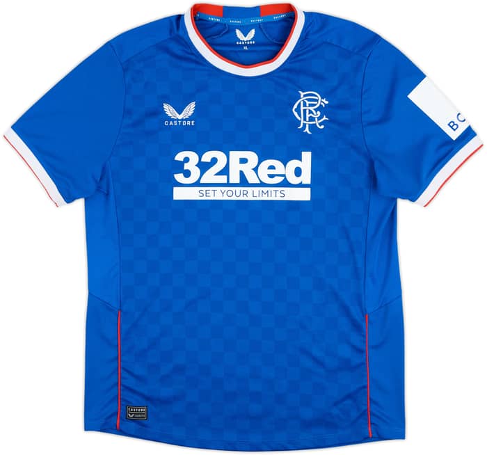 2016-18 Rangers Home Shirt - 8/10 - (XL)