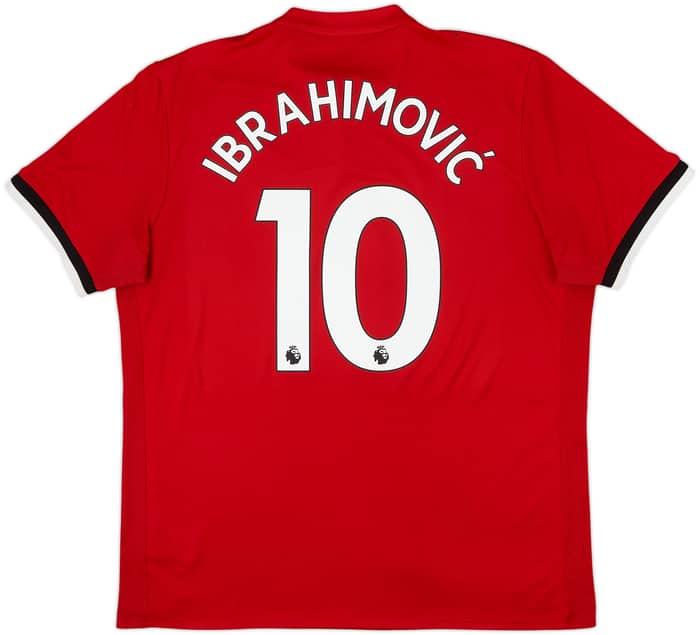 2017-18 Manchester United Home Shirt Ibrahimovic #10 - 5/10 - (XL)