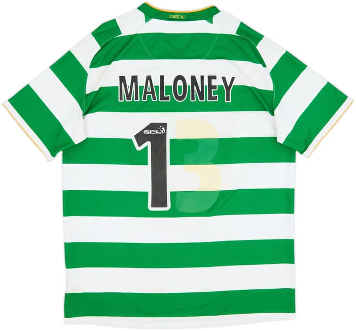 2008-10 Celtic Home Shirt Maloney #13 - 4/10 - (L)