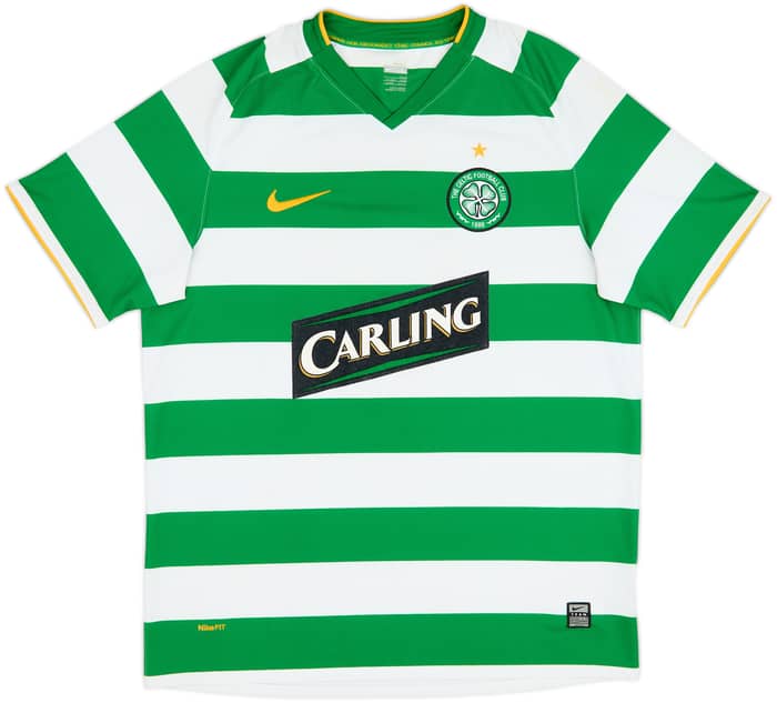 2008-10 Celtic Home Shirt Maloney #13 - 4/10 - (L)