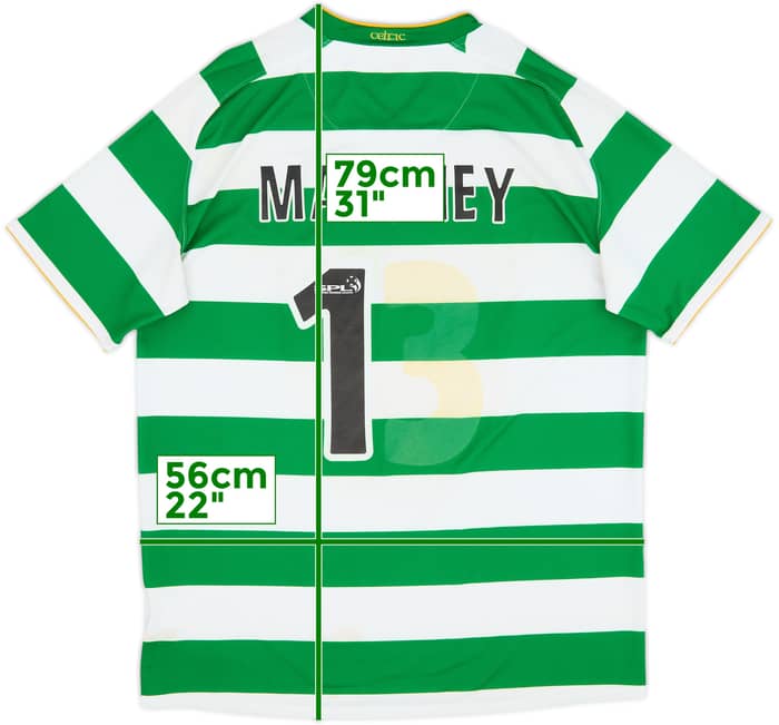 2008-10 Celtic Home Shirt Maloney #13 - 4/10 - (L)