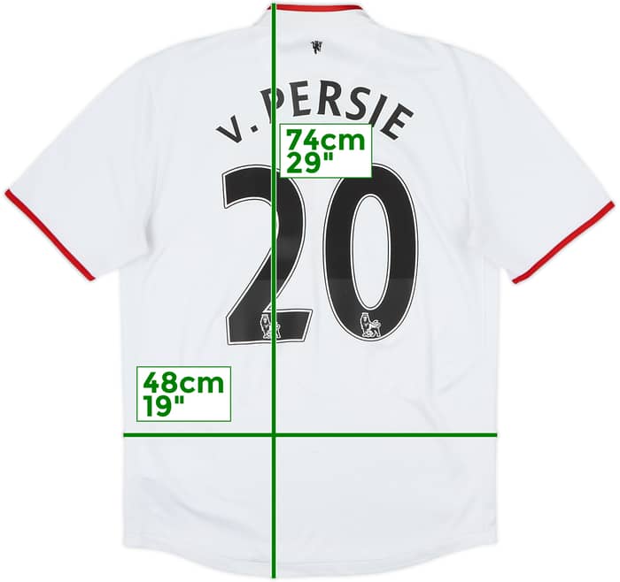 2012-14 Manchester United Camiseta visitante v.Persie #20 - 8/10 - (S)