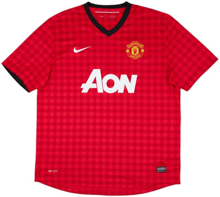 2012-13 Manchester United Home Shirt Rooney #10 - 7/10 - (XL)
