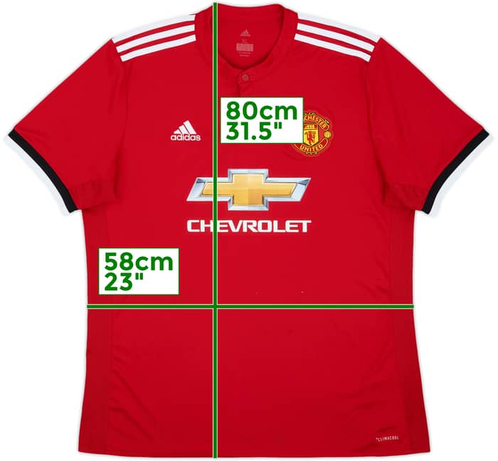 2017-18 Manchester United Camiseta Local - 4/10 - (XL)
