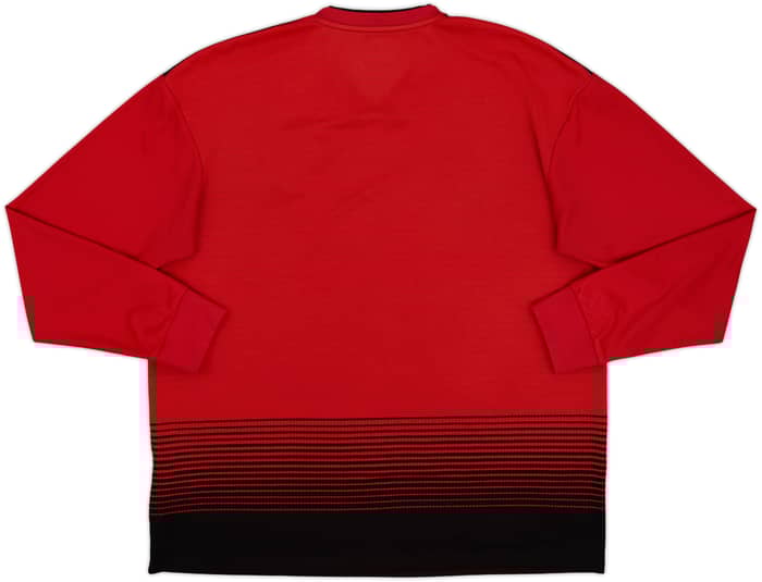 2018-19 Manchester United Home L/S Shirt - 5/10 - (XL)