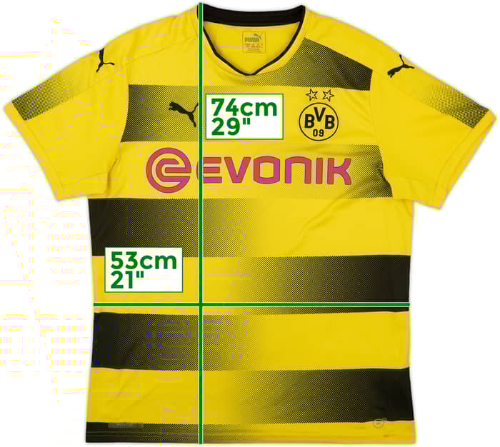 Camiseta de local del Borussia Dortmund 2017-18 - 8/10 - (L)