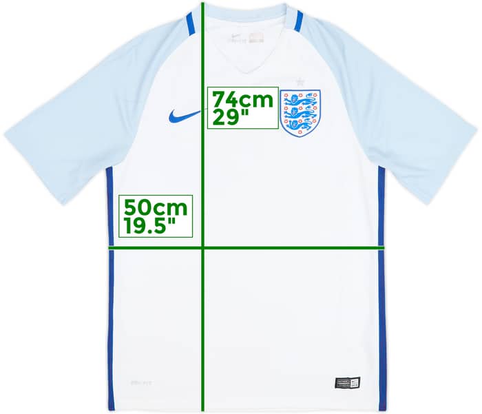 2016-17 England Home Shirt - 5/10 - (M)