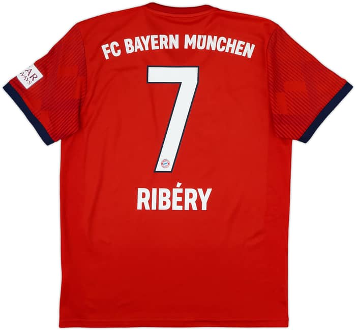2018-19 Bayern Munich Home Shirt Ribery #7 - 8/10 - (M)