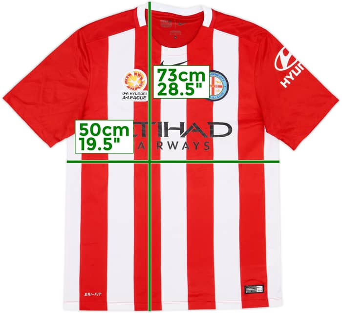 2015-16 Melbourne City Away Shirt - 8/10 - (M)