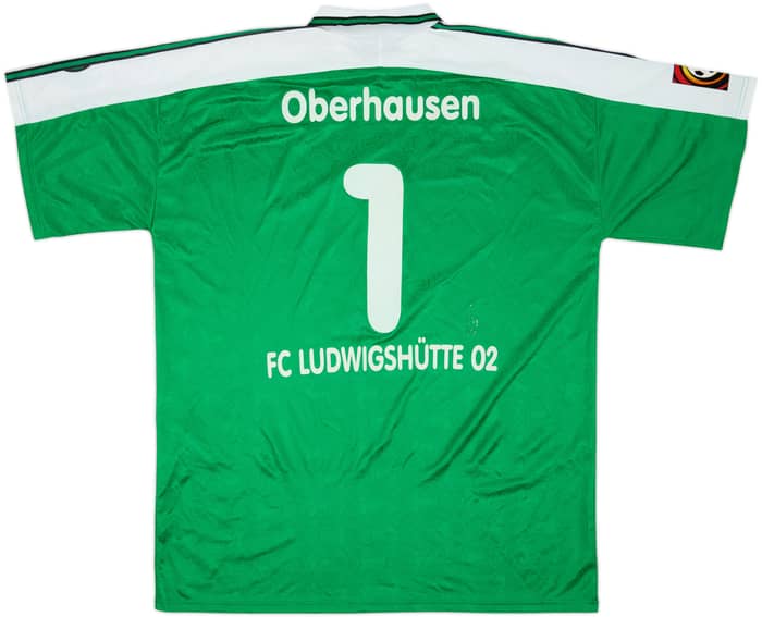 2001-02 Rot-Weiss Oberhausen Away Shirt FC Ludwigshutte 02 #1 - 9/10 - (XXL)
