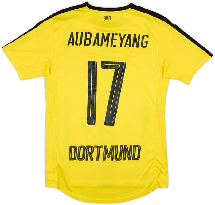2016-17 Borussia Dortmund Local Camiseta Aubameyang #17 - 8/10 - (S)