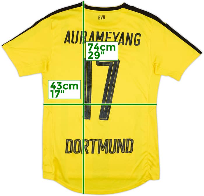 2016-17 Borussia Dortmund Local Camiseta Aubameyang #17 - 8/10 - (S)