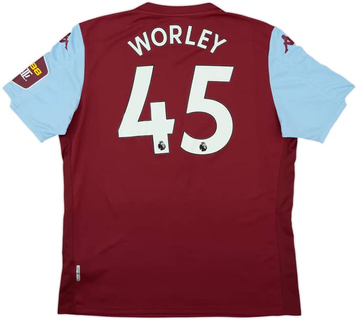 Camiseta de local del Aston Villa 2019-20 Worley #45 - 9/10 - (3XL)