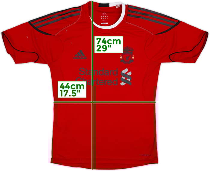 2010-11 Liverpool adidas Formotion Training Shirt - 8/10 - (S)